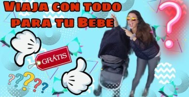 ¿Cómo llevar silla de bebé en avión?