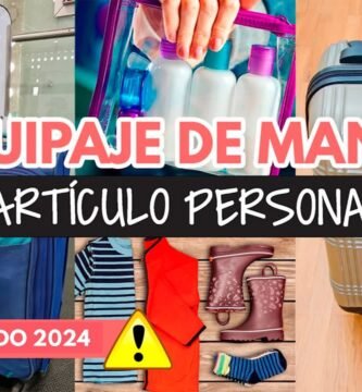 ¿Qué puedo llevar en la pañalera en el avión?