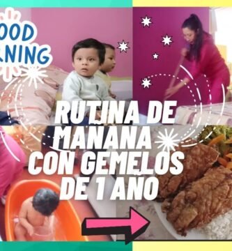 Cómo organizar la rutina diaria con bebés gemelos