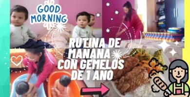 Cómo organizar la rutina diaria con bebés gemelos
