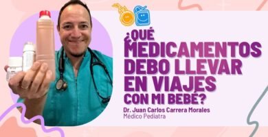 Recomendaciones de expertos para qué medicamentos llevar al viajar con bebés