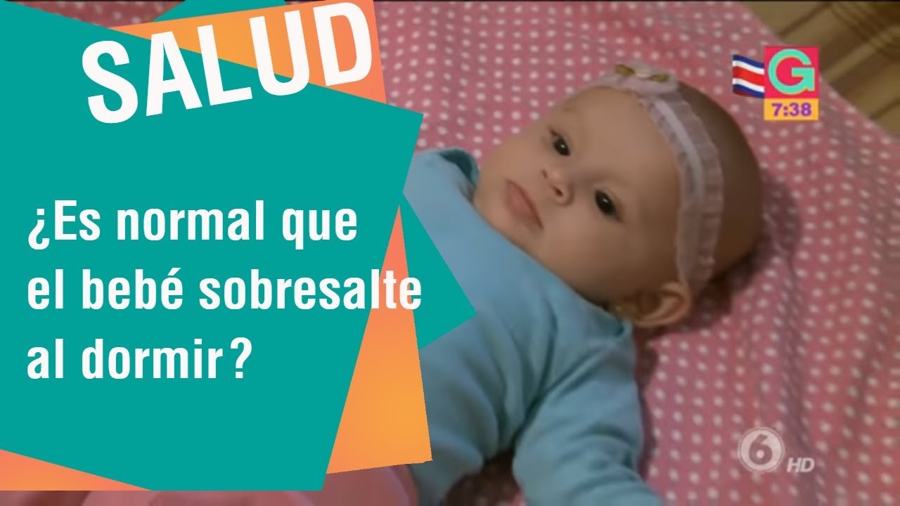 Curiosidades sobre el por qué los bebés se sobresaltan dormidos